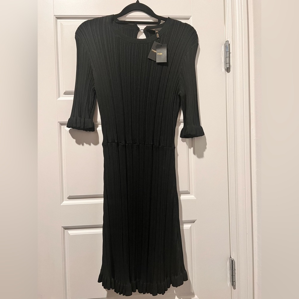 Maje size 38 black dress